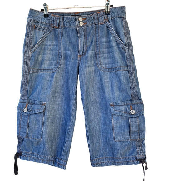 ANA Women's Petite Denim Capris Pants Size 10P - Picture 1 of 6